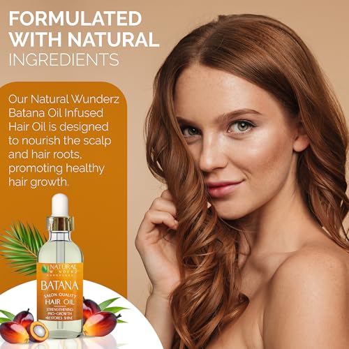 Natural Wunderz Batana Hair Oil – Nourishing Growth Blend 4 fl oz
