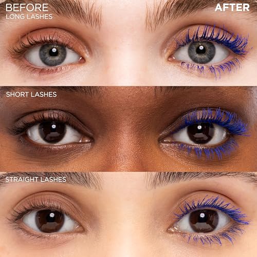 L'Oreal Paris Voluminous Blue Mascara 0.26 Fl Oz - Build & Lengthen, Washable