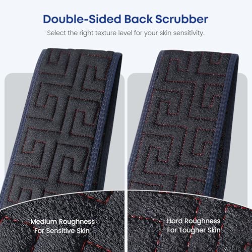 38 Inch Exfoliating Back Scrubber for Shower with Dual Handles