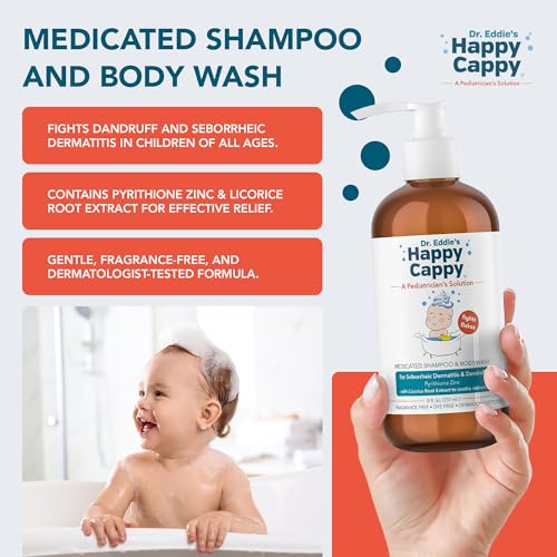 Happy Cappy Baby Skincare Set: Dandruff Shampoo & Eczema Wash
