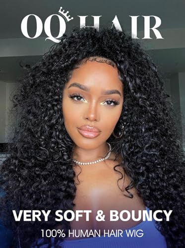OQ Water Wave Half Wig 3-in-1 Human Hair 20 Inch - Natural Style & Easy Wear