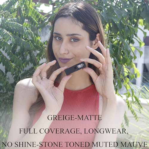 EQUALITY Xtreme Matte Lipstick | Liquid Lipstick Full Coverage, Long?Lasting Matte & Bold Pigmented Lipstick, Creamy Texture with Vitamin?E & Antioxidants, Halal Certified | 4?g/0.14?oz - Griege