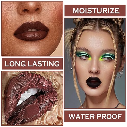 3-in-1 Black Velvet Lipstick Set with Liner & Gloss
