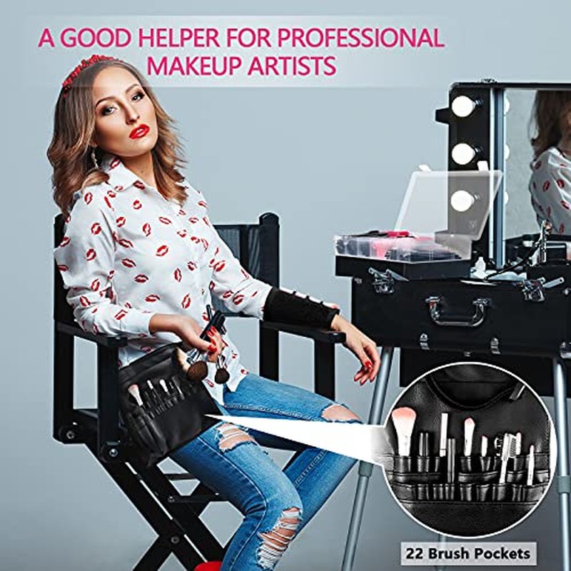 268-Piece Makeup Tools Kit with Brushes, Wands & Organizer