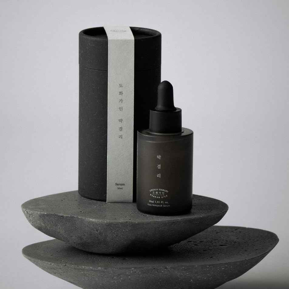 House of Dohwa Rice Makgeolli Serum | Made with Domestically Sourced Korean Rice | 30 ml (1.01 Fl Oz) | Korean Skin Care