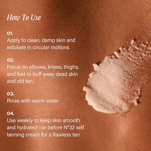 + Lux Unfiltered N¡Æ28 Exfoliating Body Polish in Santal - Exfoliating Body Scrub with Shea Butter, Passion Fruit Oil, & Vitamin E - Hydrating & Moisturizing Sugar Scrub - Vegan & Cruelty Free