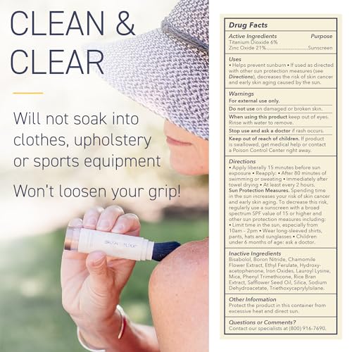 Brush On Block SPF 50 Translucent Mineral Powder Sunscreen - Easy to Apply & Reef-Friendly