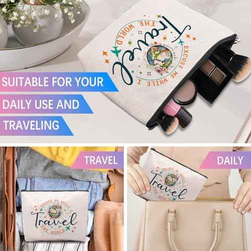 Travel Gifts for Women: Cosmetic Bag - Best for International Travelers & Weekend Trips