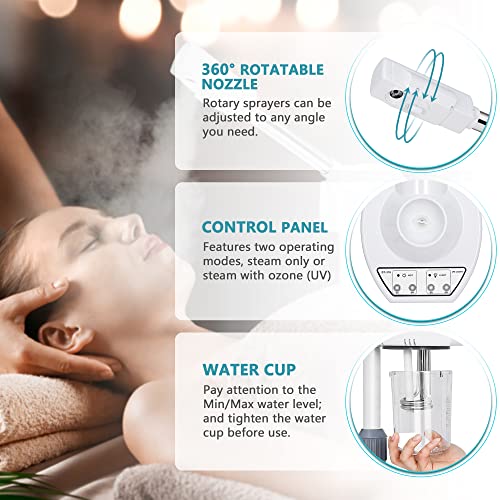 Nova Professional Facial Steamer with 5X Magnifying Lamp & Ozone