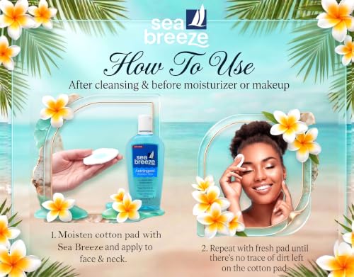 Seabreeze Fresh-Clean Astringent for Sensitive Skin 10 fl oz (295 ml) - Pack of 1