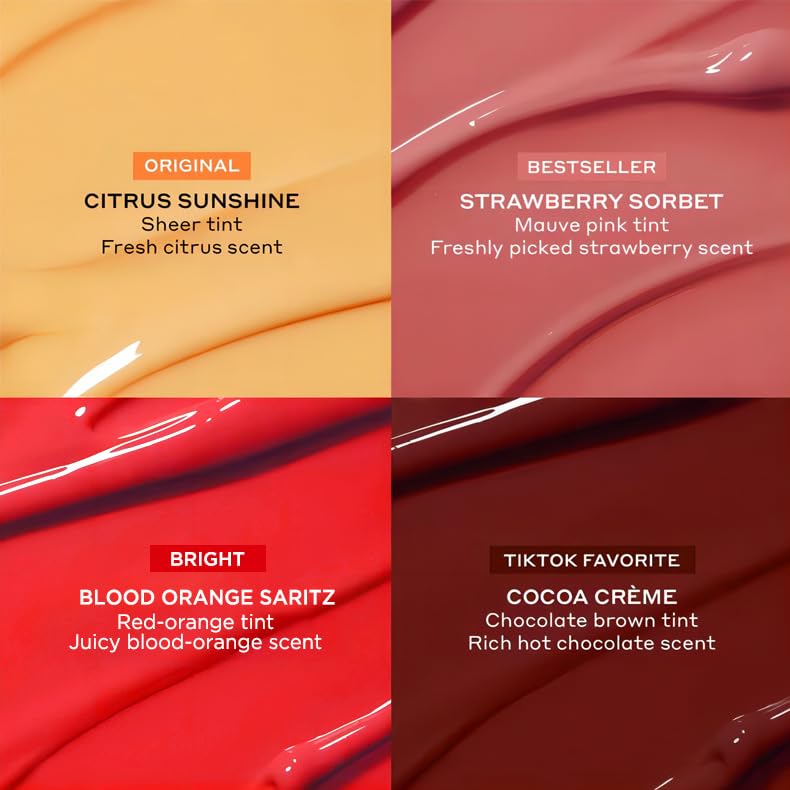 4-Pack Tinted Lip Gloss with Peptides | Hydrating Jelly