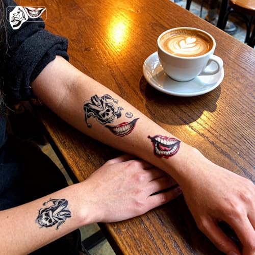 Large Temporary Tattoo Sheets - Halloween Costume Designs