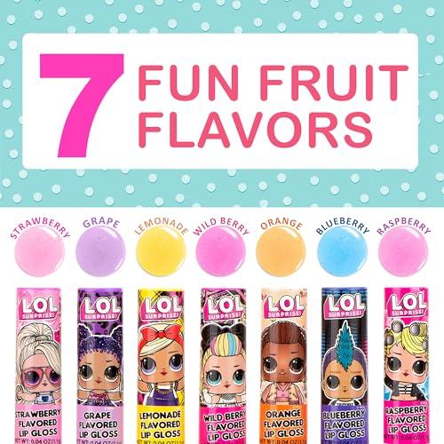L.O.L. Surprise! 14pc Lip Gloss Set - Flavored Party Favors