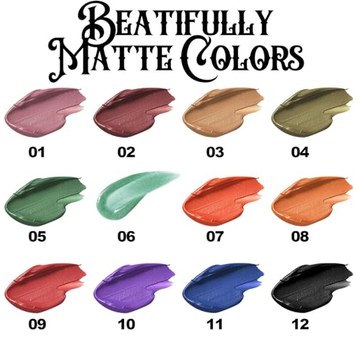 4-Piece Matte Liquid Lipstick Set – Long-Lasting Waterproof