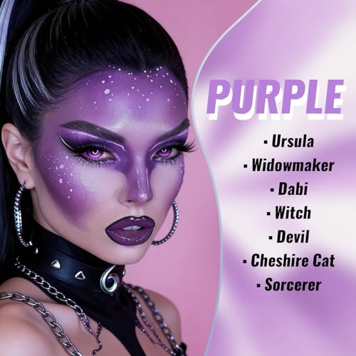 Purple Face & Body Paint - Water Based Vegan Makeup, 0.88oz