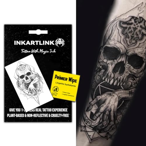 INKARTLINK Semi-Permanent Waterproof Tattoos, 7-14 Day Realistic Designs