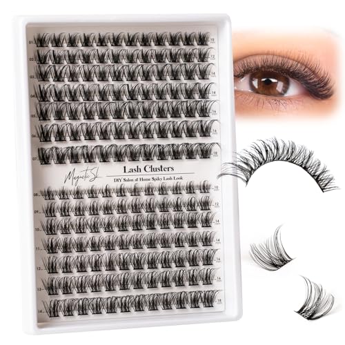 Manga Lash Clusters 168pcs Extension Kit 10-18mm