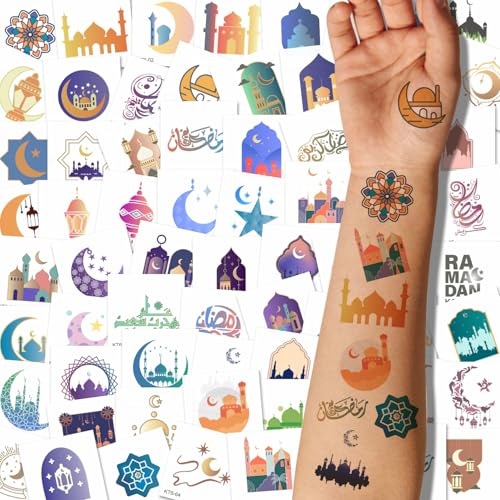 70pcs Waterproof Temporary Tattoos for Kids - 3-5 Days
