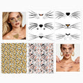Leopard Temporary Tattoos for Kids & Adults - 10 Sheets Animal Prints