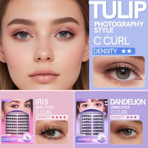 C Curl Eyelash Clusters 10.5-13.5MM (105pcs) Wispy Lash Kit
