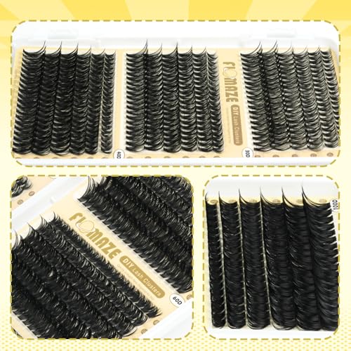 Wispy Lash Clusters 30D-100D D Curl Eyelash Extensions 10-18mm