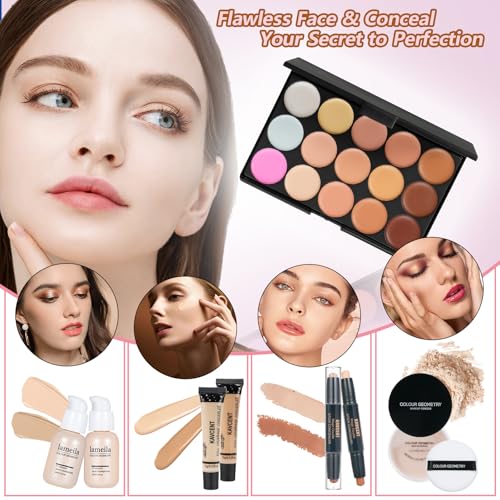 KAVCENT 18-Color Eyeshadow Makeup Kit for Women & Teens