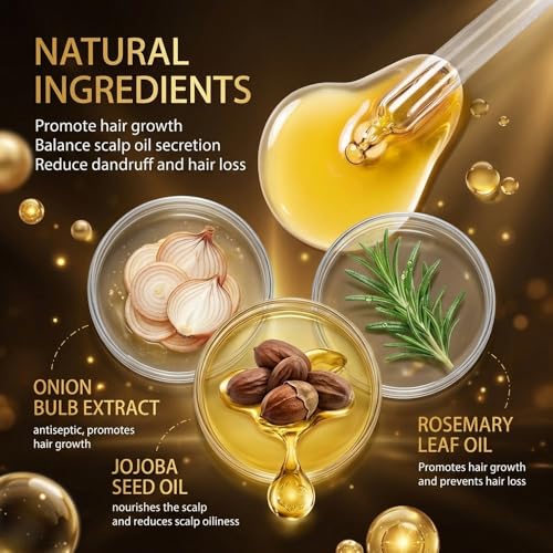 Onion Oil Hair Growth Serum with Rosemary & Black Rice