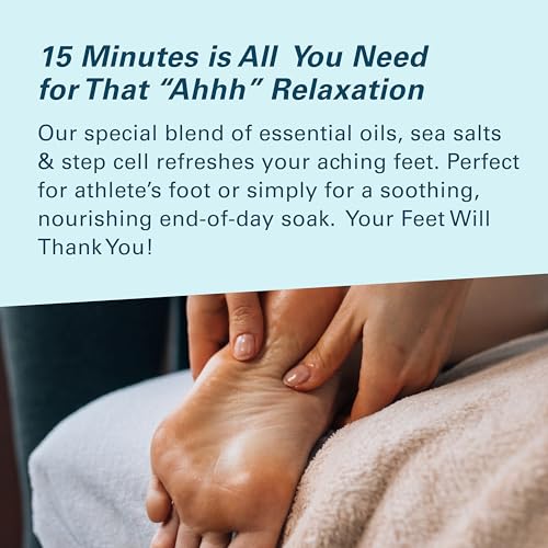 M3 Naturals Tea Tree Oil Foot Soak with Epsom Salt & Essential Oils - 16 oz