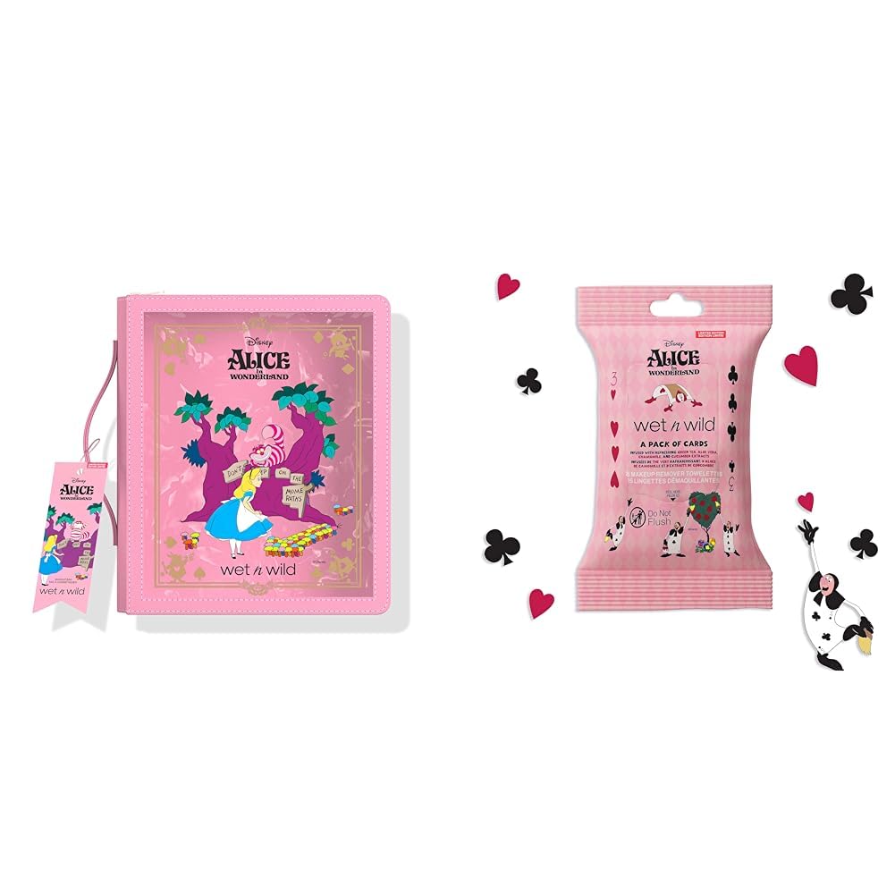 wet n wild Be Kind, Alice in Wonderland Makeup Bag, 1 Count