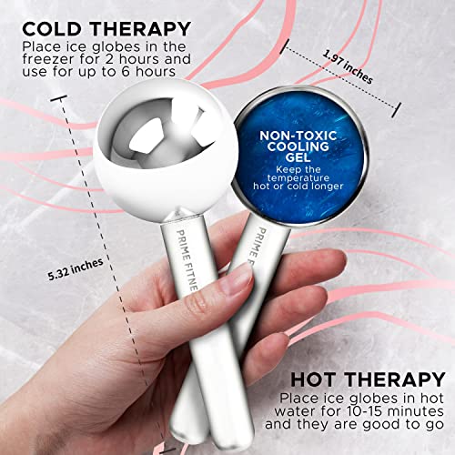 Ice Globes for Facials – Stainless Steel Cooling Roller