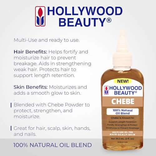 Hollywood Beauty Chebe Oil Hair Strengthening & Scalp Nourish, 2 fl oz