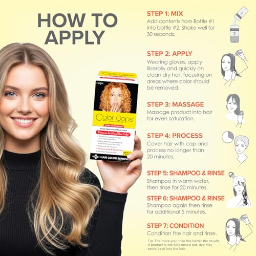 Color Oops Hair Color Remover - Removes Permanent Dye in 20 Min