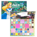 Alice in Wonderland 55 Well Eye Shadow Palette with Mirror, Makeup for Girls and Teens, Shimmery and Matte Colors, by Townley Girl