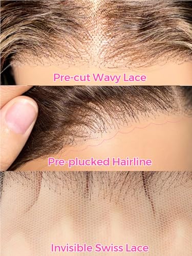 Water Wave Bob Wig Human Hair 14" Glueless Wig