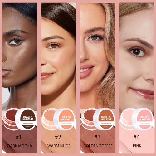 Under Eye Brightener Concealer with Puff & Pen - Waterproof