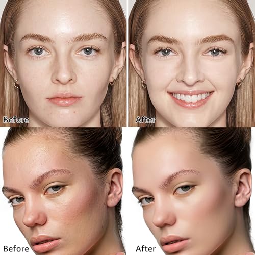 Air Cushion CC Cream Mushroom Head Foundation - Moisturizing BB Creams Foundation, Long-Lasting Waterproof Matte Concealer for Even Skin Tone£¬Gifts for Women (Natural, 1 PCS)