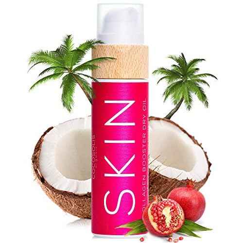 COCOSOLIS SKIN Collagen Booster Bio Oil ? Anti-Aging Collagen Lotion for Skin Tightening with Rosehip and Essential oils ? Collagen Oil for Face and Body - Smooths and reduces wrinkles