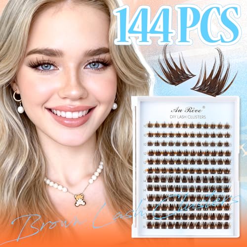 Lash Clusters D Curl 10-16MM Wispy Eyelash Extensions 120Pcs