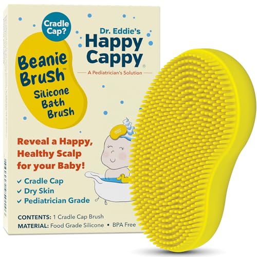 Baby Cradle Cap Brush - Gentle Silicone Baby Hair & Skin Care Tool