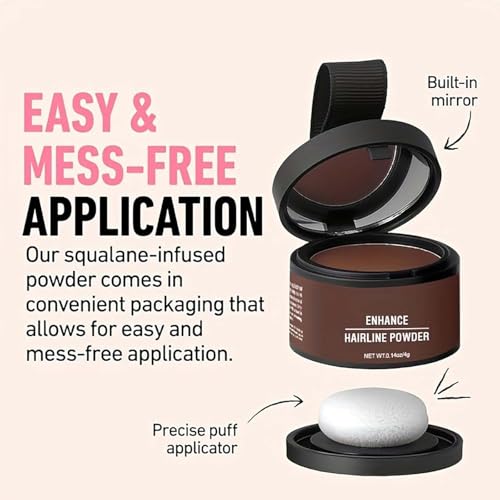 Maycheer Hairline Powder Root Cover Up, 14 Colors, Waterproof Hair Shadow