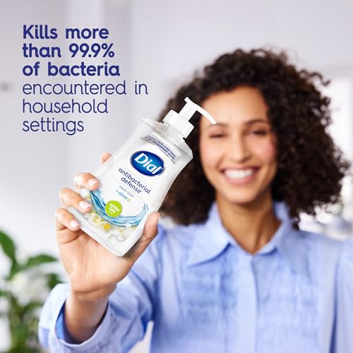 Dial Antibacterial Liquid Hand Soap White Tea 11oz 4-Pack