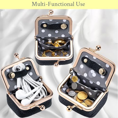 Mini Portable Leather Jewelry Travel Case - Anti-Tip Organizer