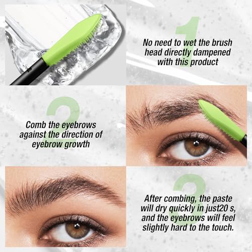 Brow Glue Gel - Waterproof Eyebrow Setting Soap, 24H Hold