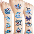 Shark Temporary Tattoos 60 Pack | Birthday Party Favors