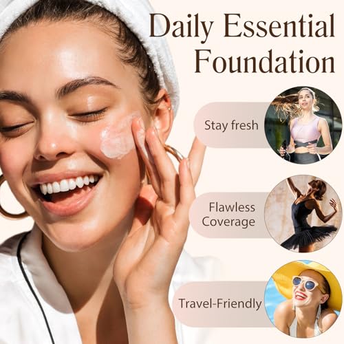 SPF 50+ 4-in-1 Liquid Foundation - Medium, 30ml