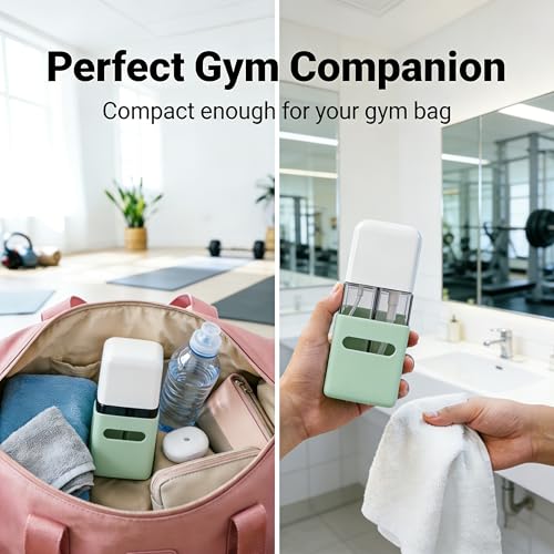 4-in-1 Refillable Cosmetic Containers Set - TSA Approved Travel Kit