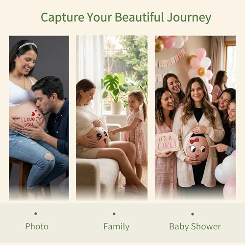 Pregnancy Belly Stickers for Maternity Photo Bump Decals