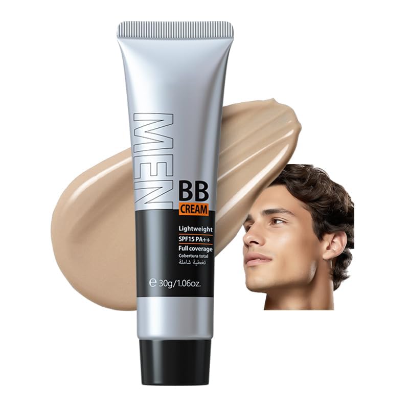 AKARY Men's BB Cream SPF 15 PA++ - Full Coverage Foundation