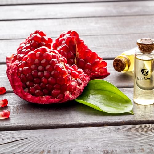 EIN GEDI Pomegranate Anointing Oil, Made in Holy Land (250ml - 8.5 Oz) Anointing Oil for Prayers and Blessings Scented with Oils of The Bible. (250, Pomegranate)