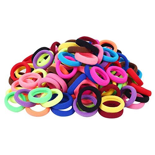 Baby Hair Ties Set - Multicolor Elastic Ponytail Holders for Girls & Toddlers